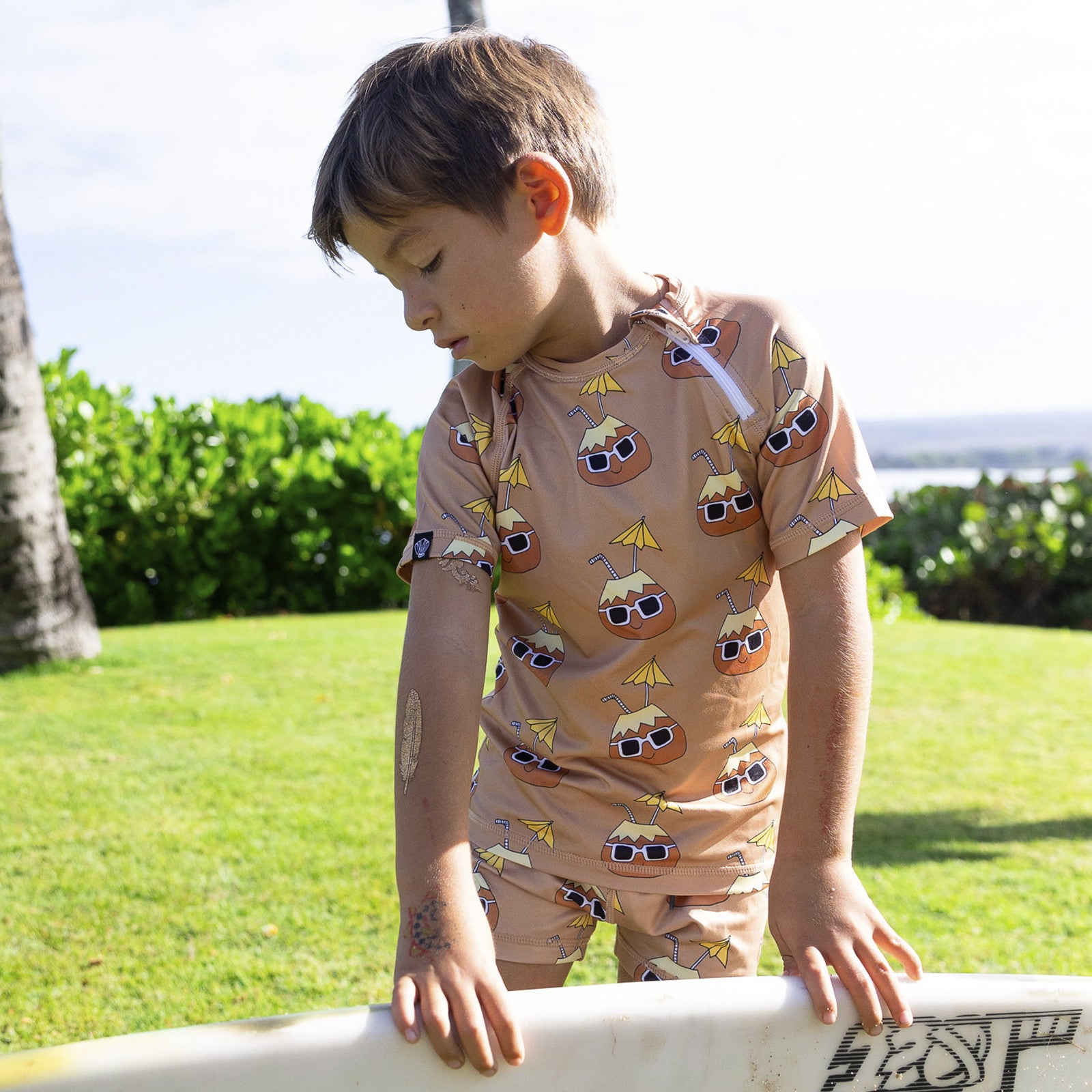 Badehose UPF 50  Cool Coconut Sand