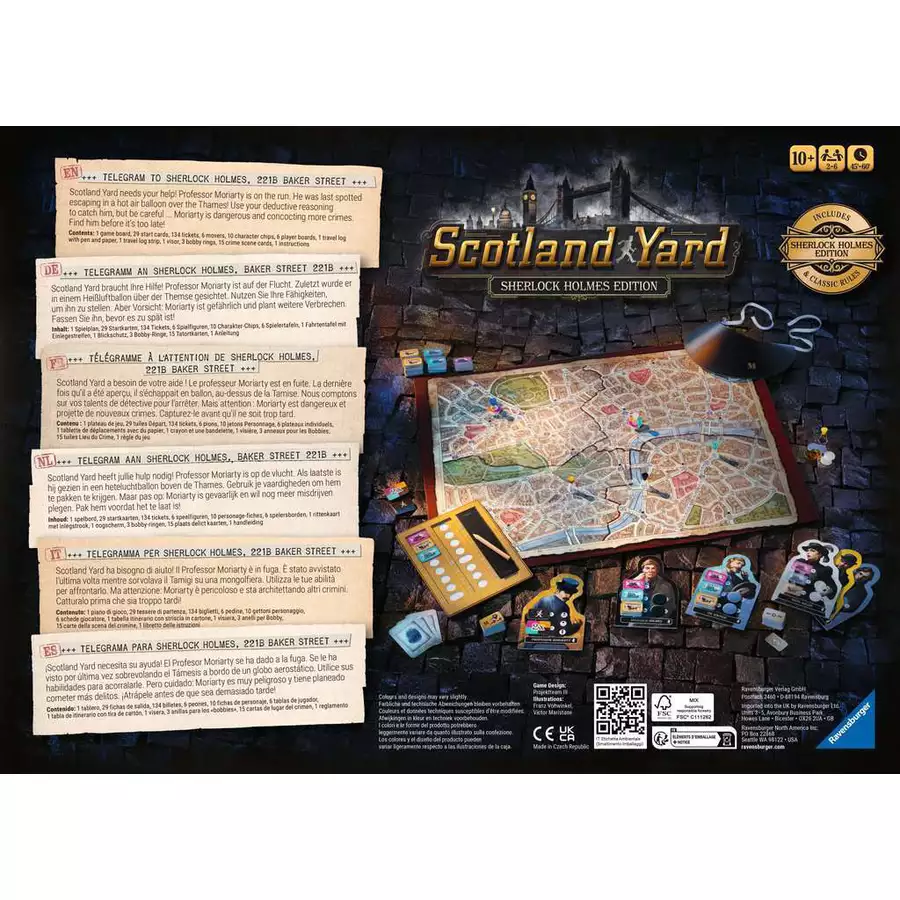 Ravensburger Scotland Yard - Sherlock Holmes Edition bunt