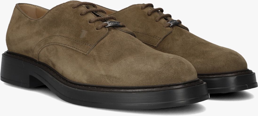 taupe tod's veterschoenen xxm61k00c21re0