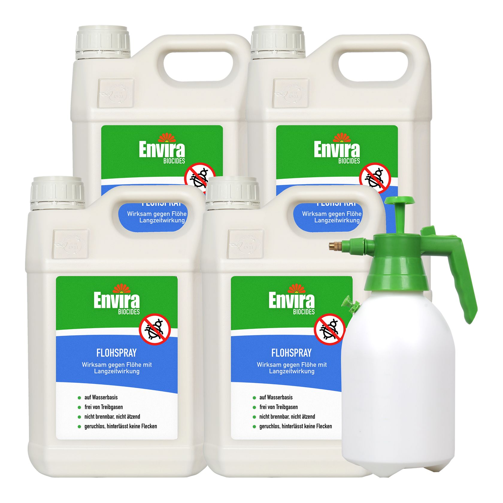 Envira Flohspray mit Drucksprüher