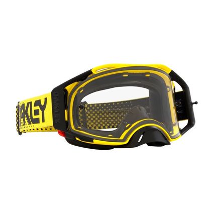 Masque cross Oakley AIRBRAKE MX MOTO YELLOW ECRAN CLAIR 2024 - Jaune