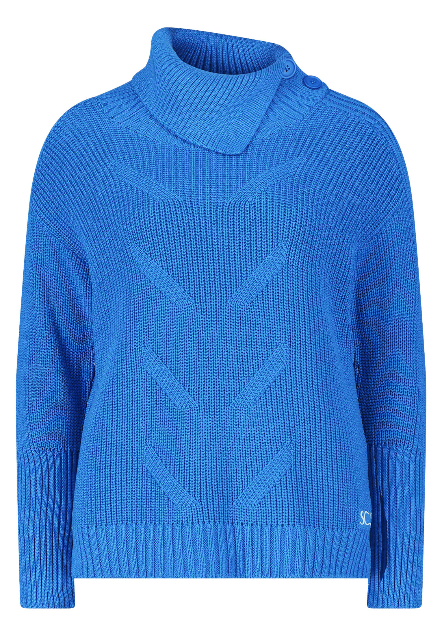 Betty Barclay| Damen Grobstrick-Pullover mit hohem Kragen