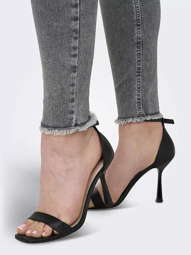 ONLY Jeans Skinny Fit 7/8 ONLBLUSH grau