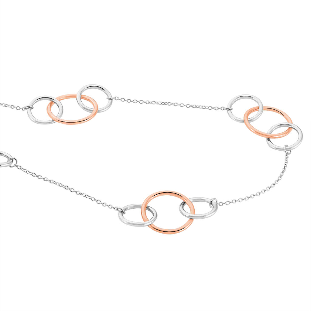 Collier Malha Argent Bicolore