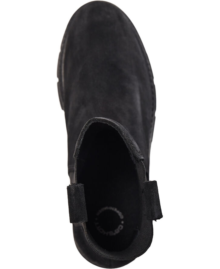 Cashott CASJIDA Chelsea Boot Oil Suede Sort