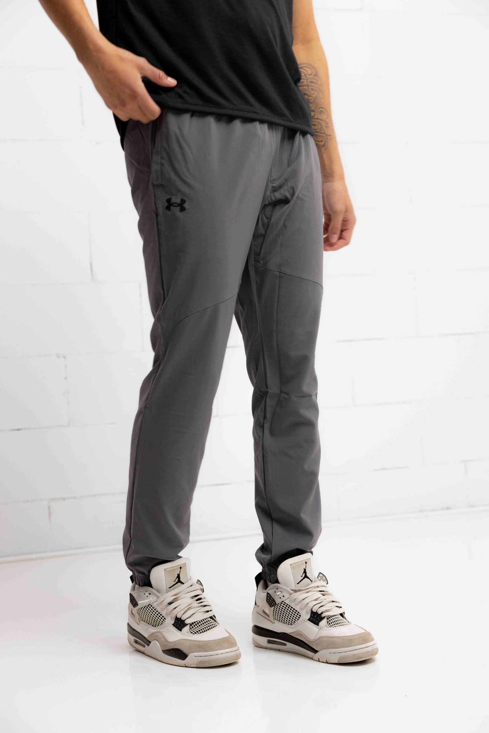 Under Armour Stretch Woven Trainingsbroek Heren Grijs