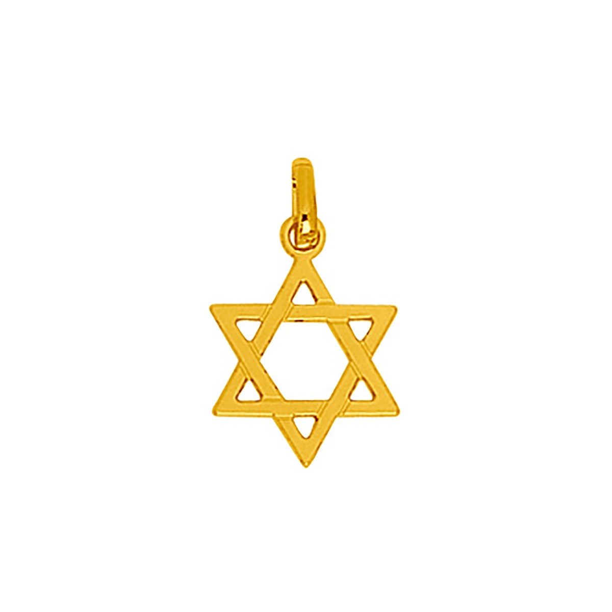 Pendentif Brillaxis Etoile de David en or 18 carats