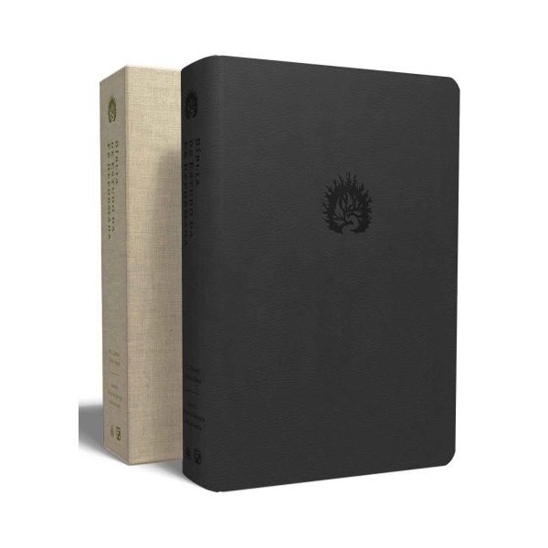 Bíblia de Estudo da Fé Reformada 2a. Ed. Capa PU Chumbo   Box