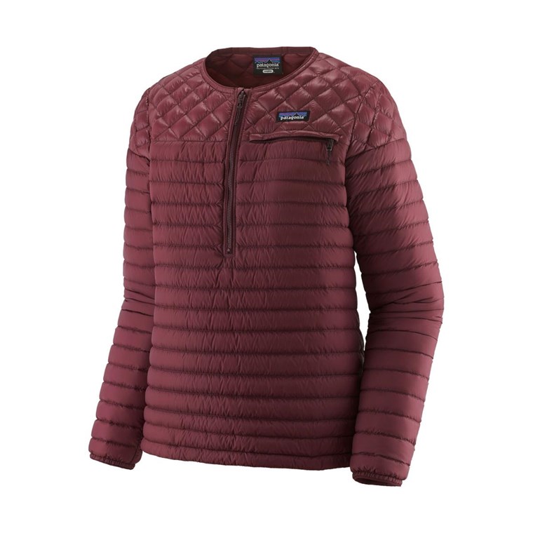 Patagonia Alplight Down Pullover Women Dark Ruby