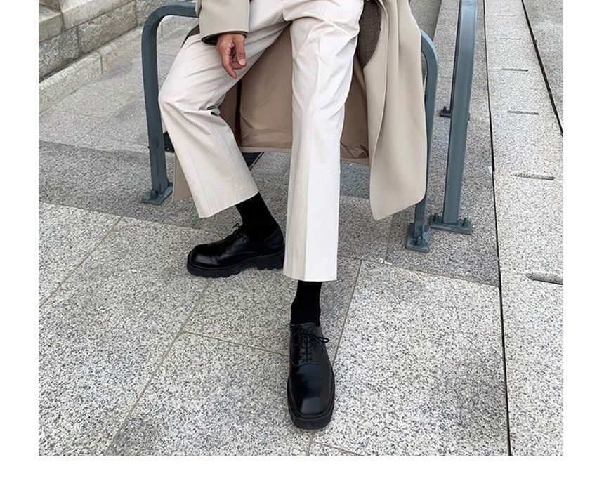 Orungeetun - Trenchcoat met lange mouwen en één rij knopen