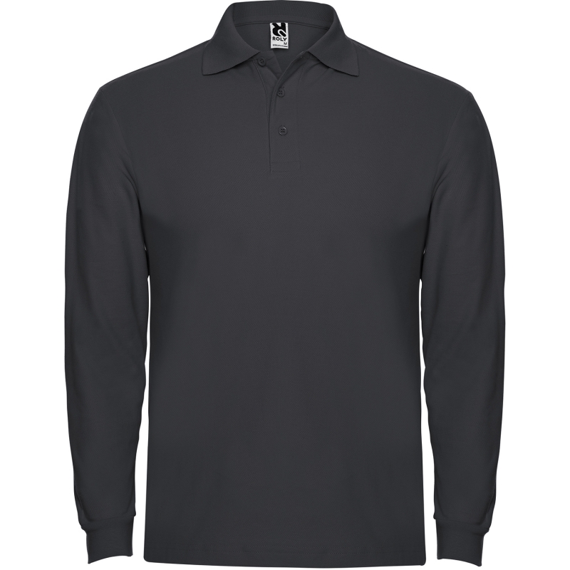 Roly R6635 - ESTRELLA L/S Polo à Manches Longues avec Col et Poignets Côtelés