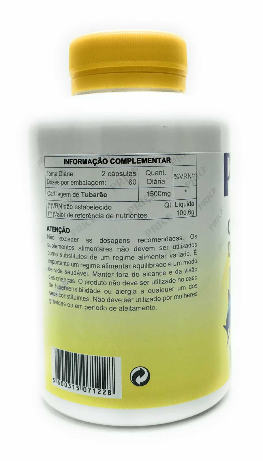 Fharmonat Cartilagem de Tubarão Forte 1500 mg 120 cápsulas