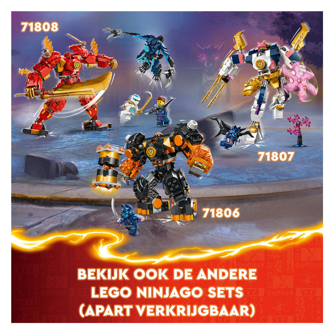 LEGO Ninjago 71808 Kais Elementaire Vuurmecha