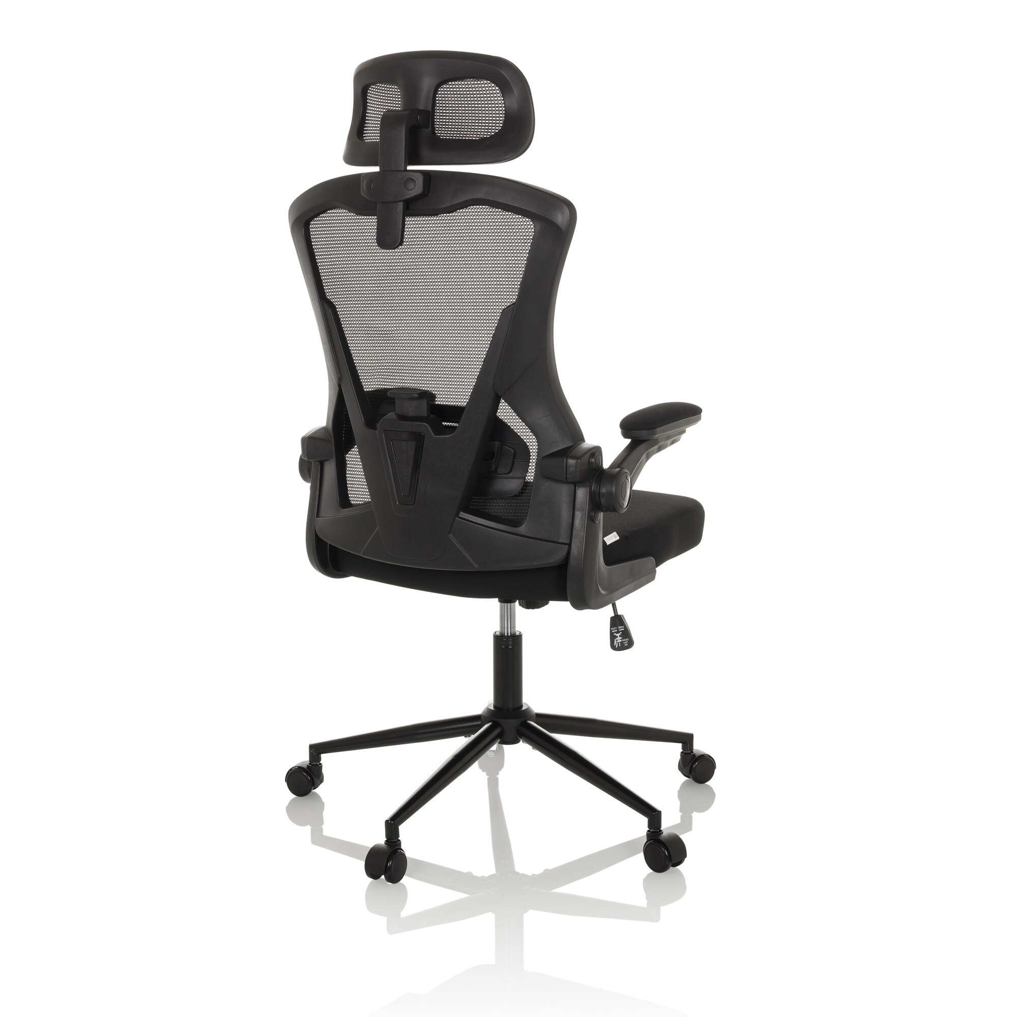 Profi Bürostuhl ARIGANO Stoff/Netzstoff mit Armlehnen hjh OFFICE