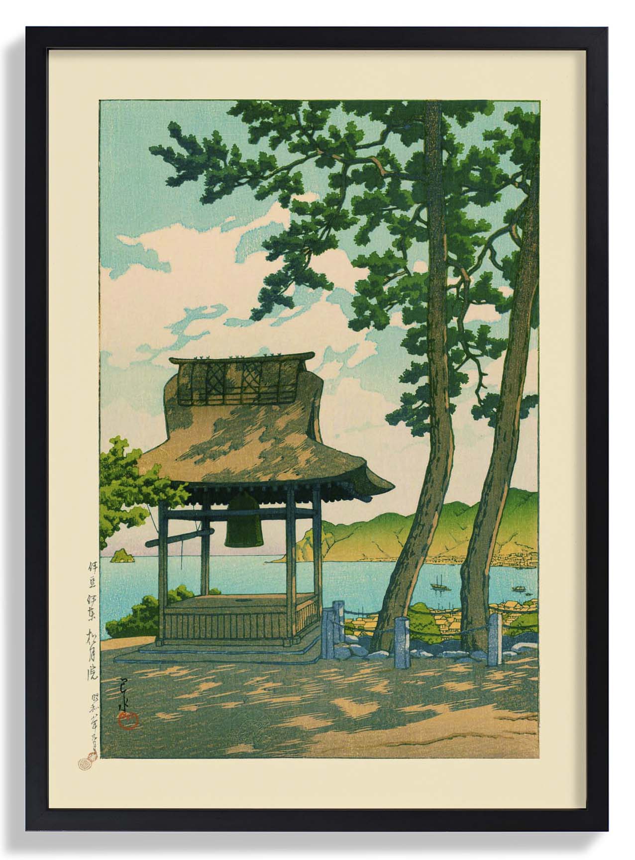 Shogetsuin-Tempel, Ito Kunstdruck von Hasui