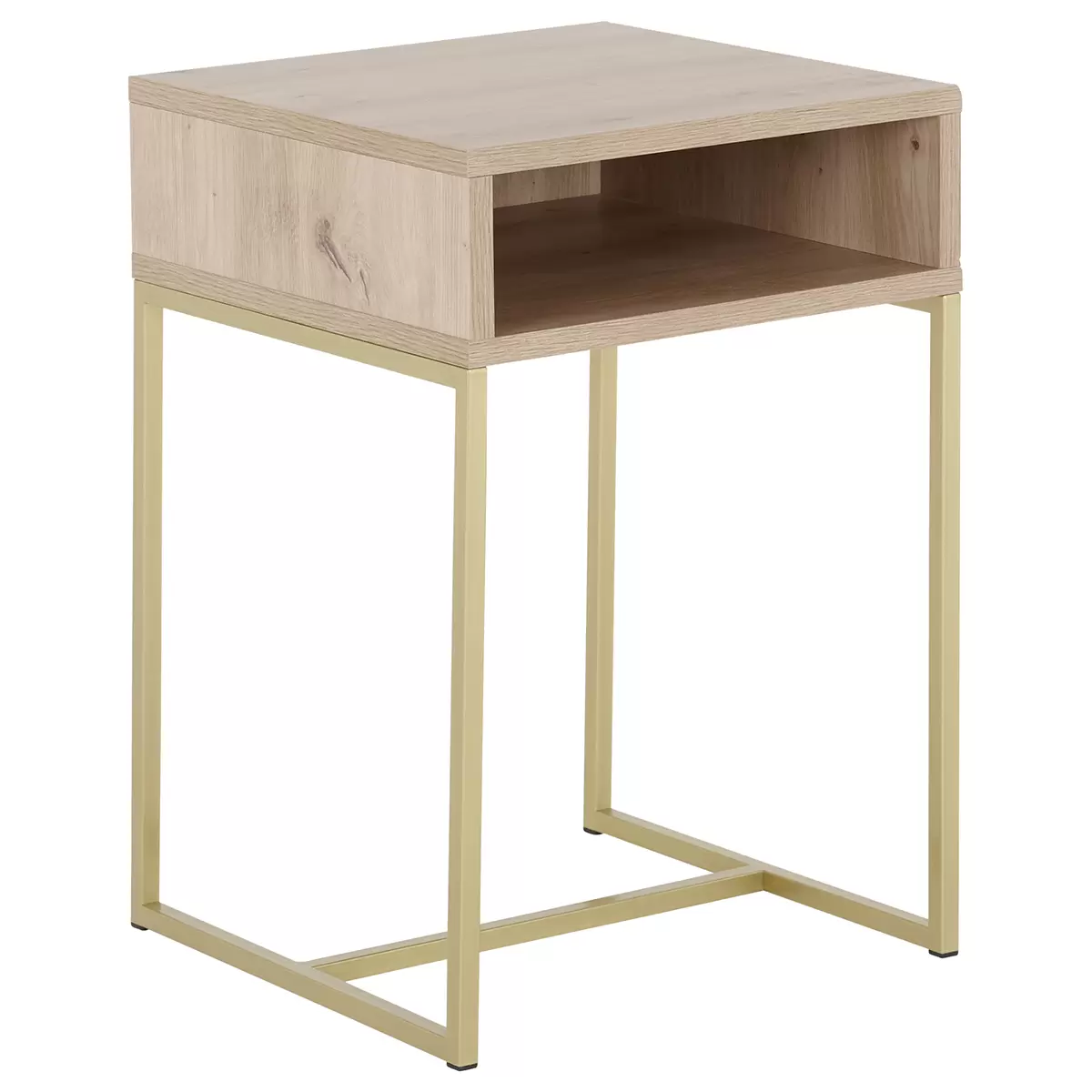 Nachtkästchen Nakko Artisan Eiche,gold