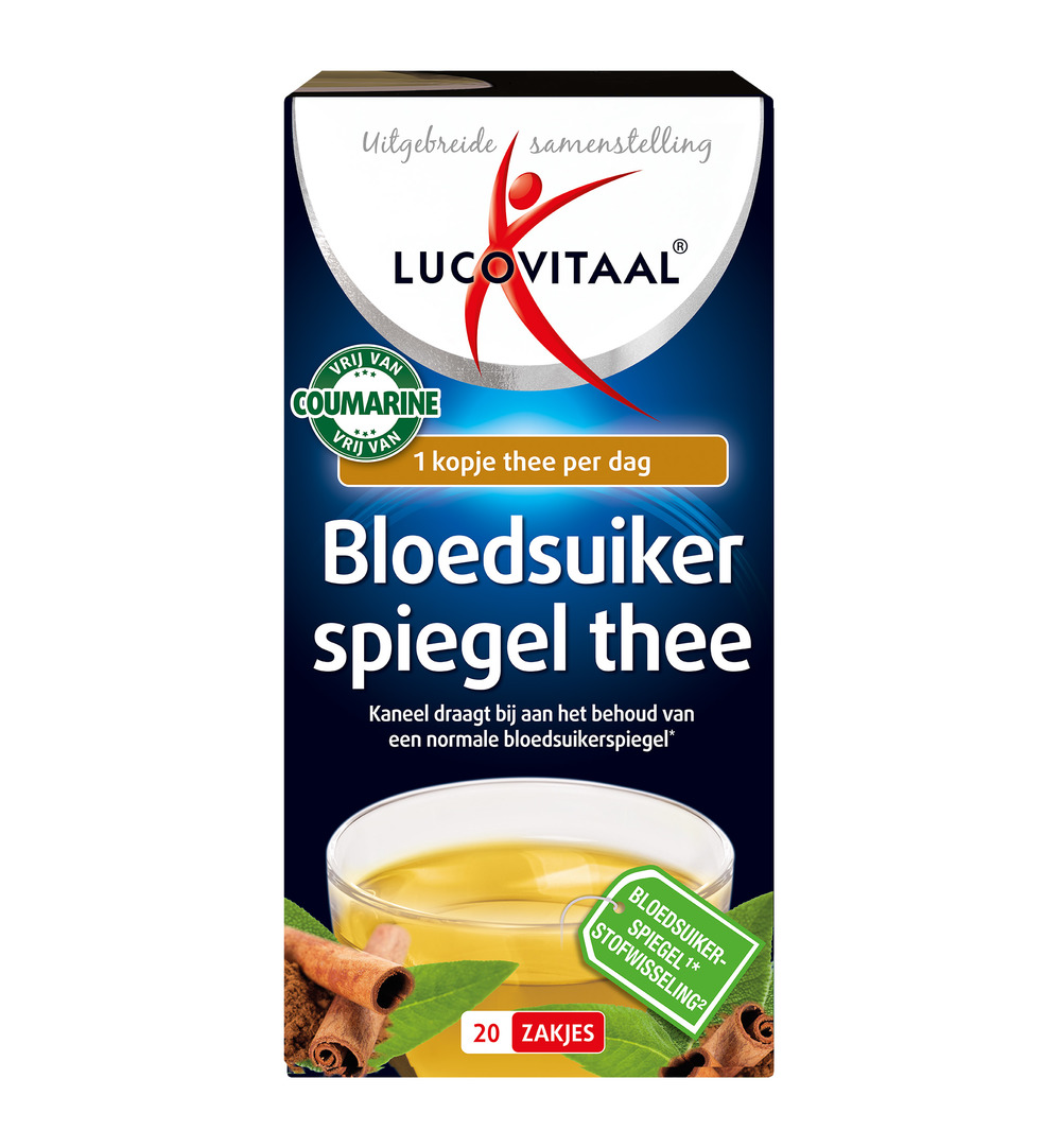 Lucovitaal Bloedsuikerspiegel Thee (20 stuks)