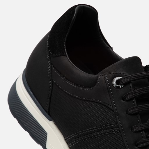 Van Lier Positano Sneakers zwart Nubuck