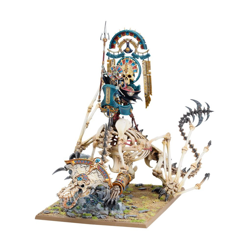 Warhammer - The Old World : Roi des Tombes de Khemri - Roi des Tombes sur Dragon d'Os Nécrolithe