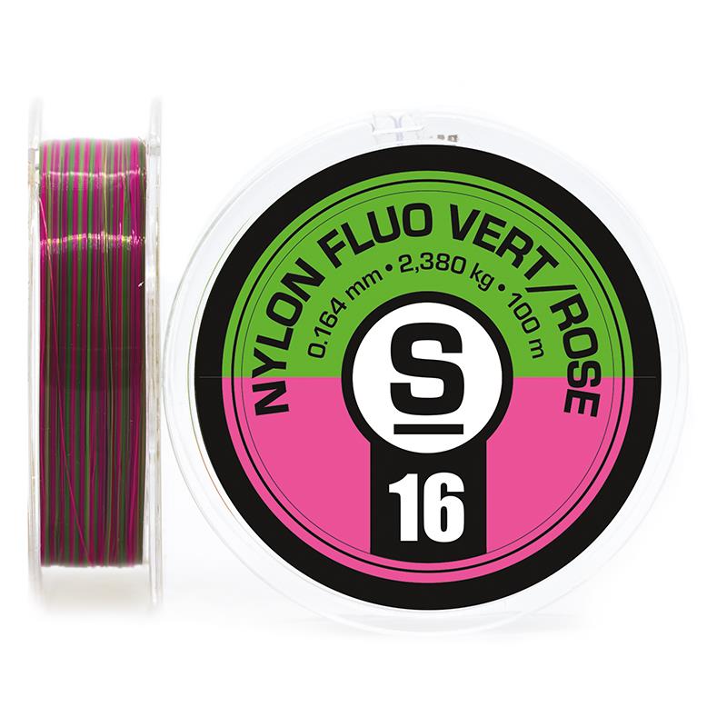 Nylon Sempe Fluo Vert/Rose