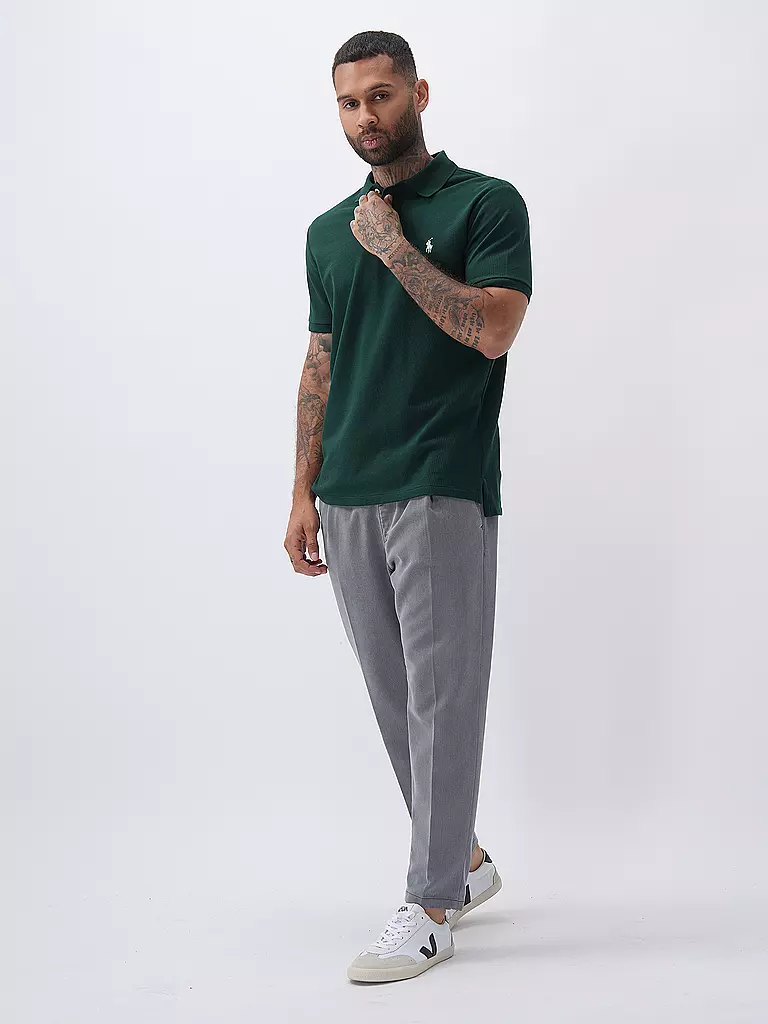 POLO RALPH LAUREN Poloshirt Custom Slim Fit dunkelgrün