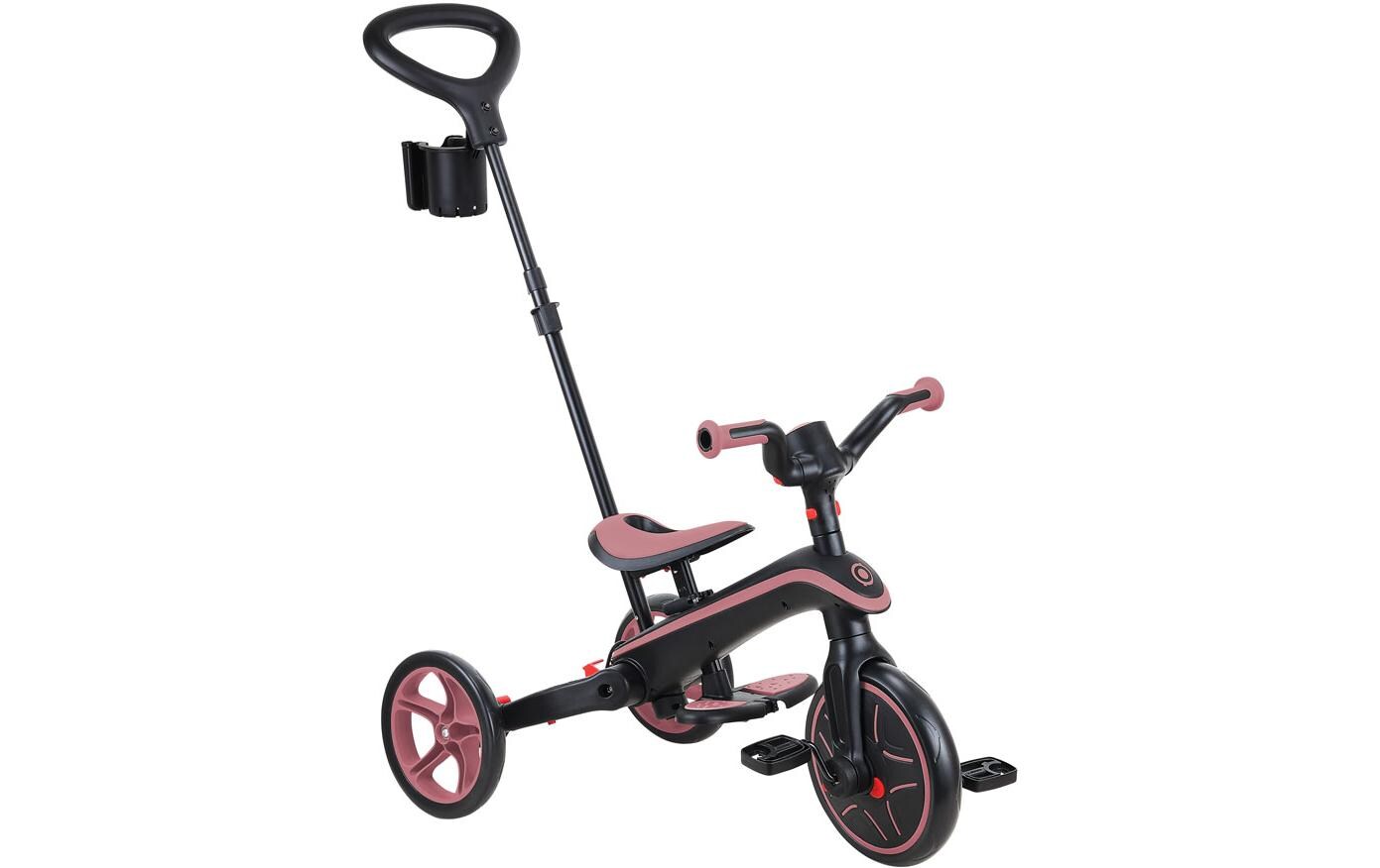 Trike Explorer Foldable 4 in 1, Pastellrosa<br>All-in-One-Baby-Dreirad und Kinder-Laufrad