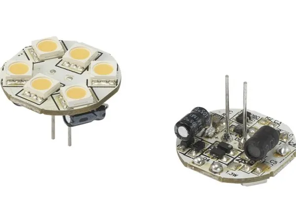 Renkforce Renkforce LED (RGB) Energiklasse A (A   - E) G4 Stiftform 1.2 W = 10 W Varmhvid (Ø x L) 23 mm x 23 mm 1 stk