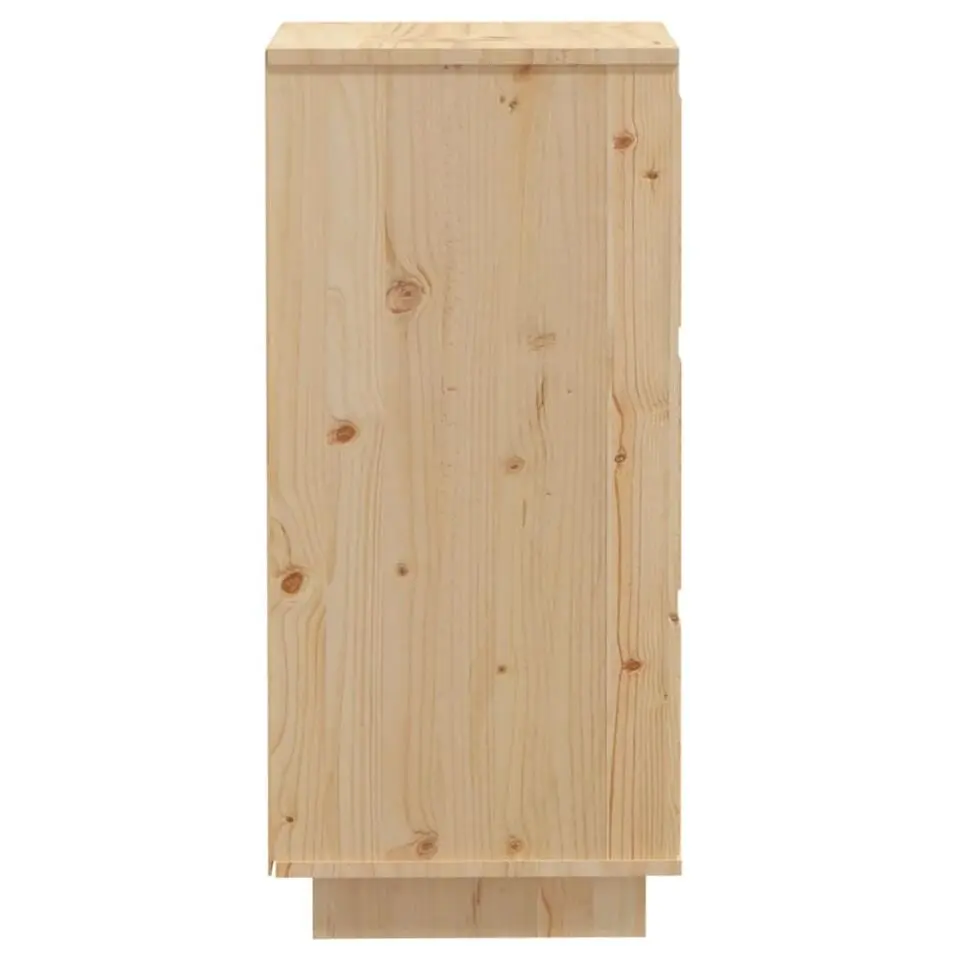 vidaXL - Dressoir - Bruin - Grenenhout - 2 stuks