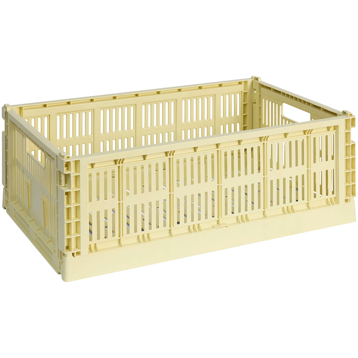 HAY Colour Crate Large oppbevaringsboks, light yellow