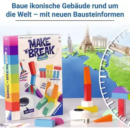 Ravensburger Make 'n' Break- Around the World