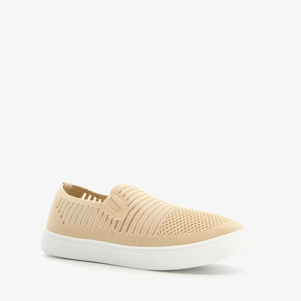 Dames instappers beige
