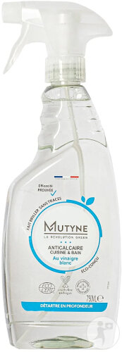 Mutyne Spray Anticalcaire Au Vinaigre Blanc 750ml