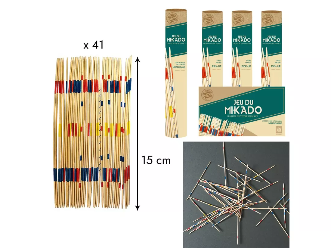 Lot de 41 Mini Mikado 