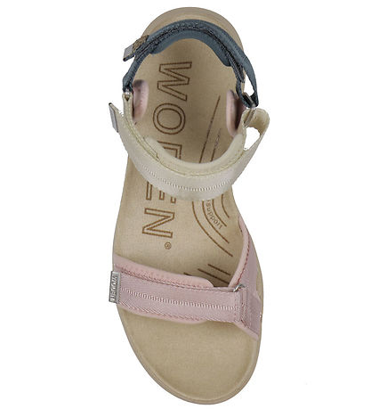 Woden Sandale - Line Lite - Ivory Multi
