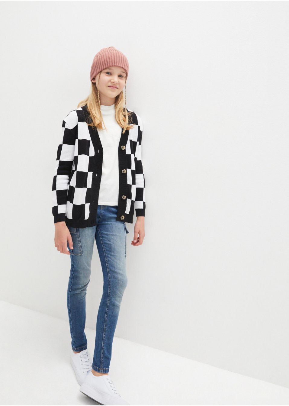Gilet en maille fille