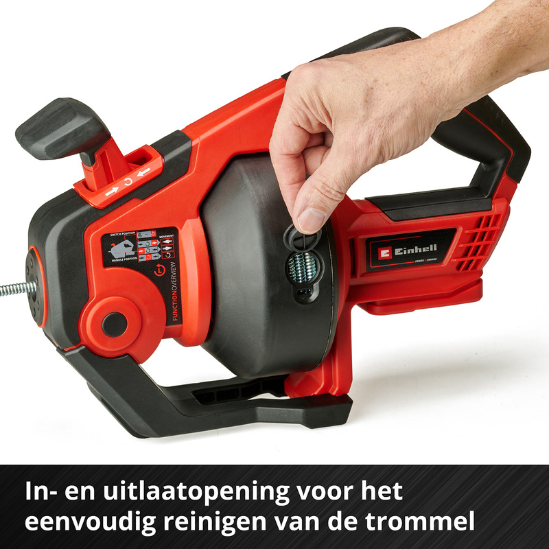 Einhell TE-DA 18/760 Li Solo accu automatische rioolontstopper (body) 18V Li-ion