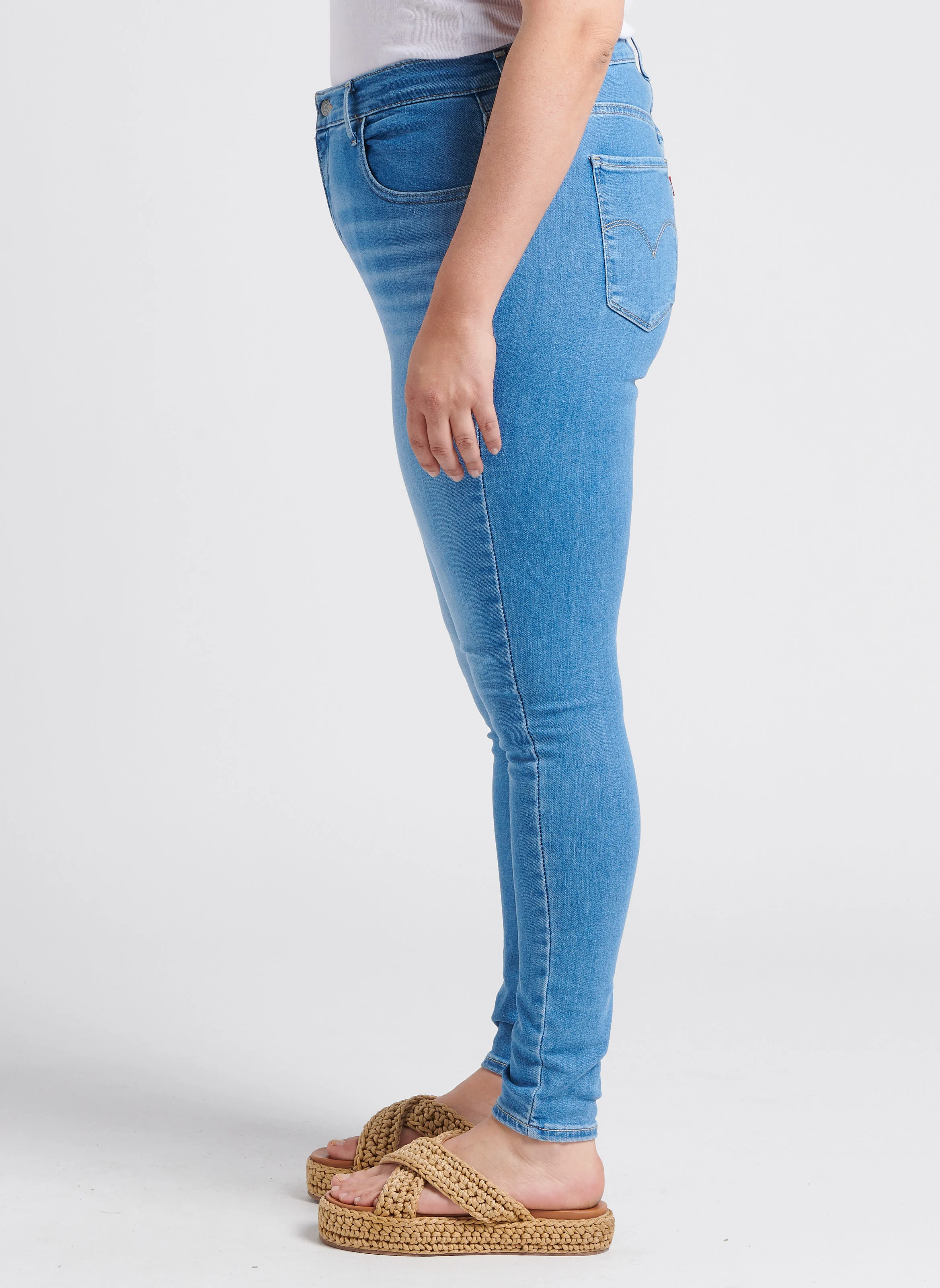 720 PL HIRISE SUPER SKNY - Skinny jean en coton mélangé| Jean Stone