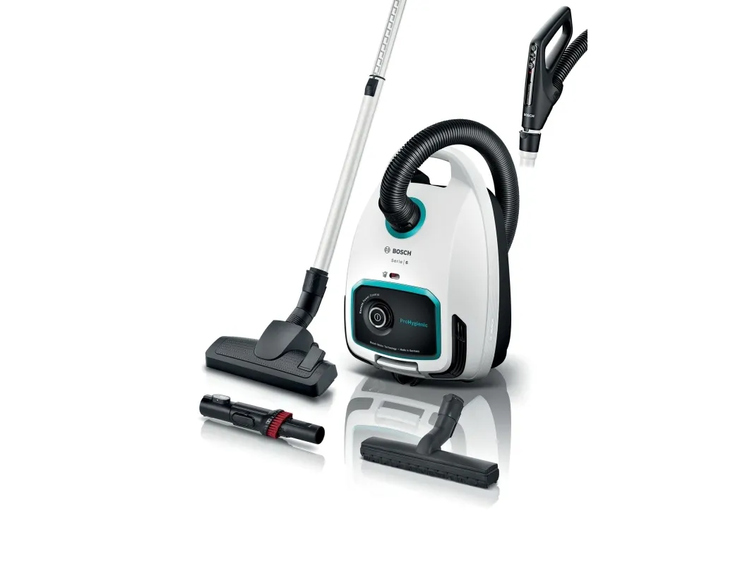 Bosch Serie | 6 ProHygienic BGL6HYG1 - Støvsuger - beholder - pose - hvid/sort