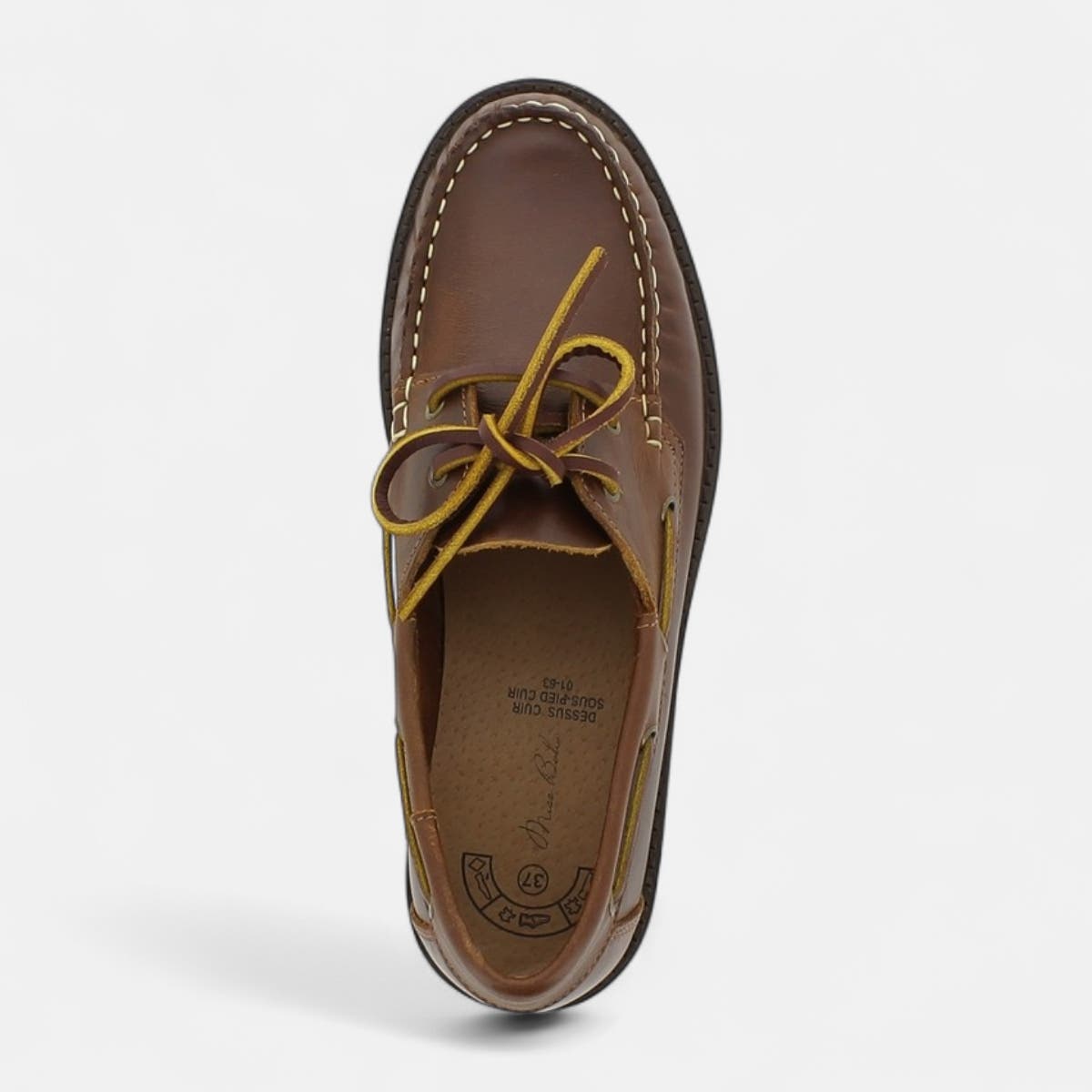 Mocassins Femme en cuir marron