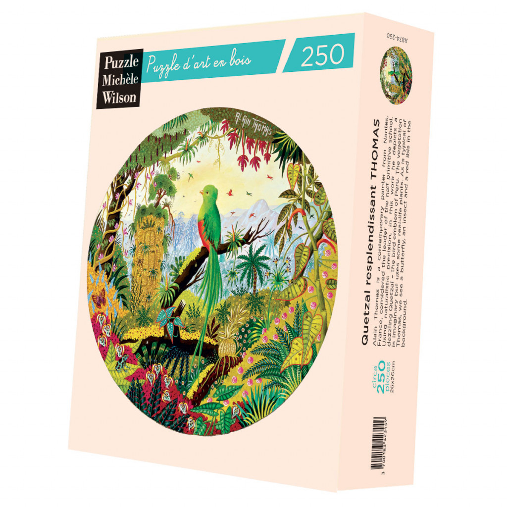 Puzzle - Alain Thomas - Quetzal Resplendissant - 250 Pièces