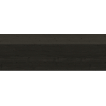 Tuinpaal vierkant grenen antraciet ca. 8,8 x 8,8 cm, lengte ca. 270 cm