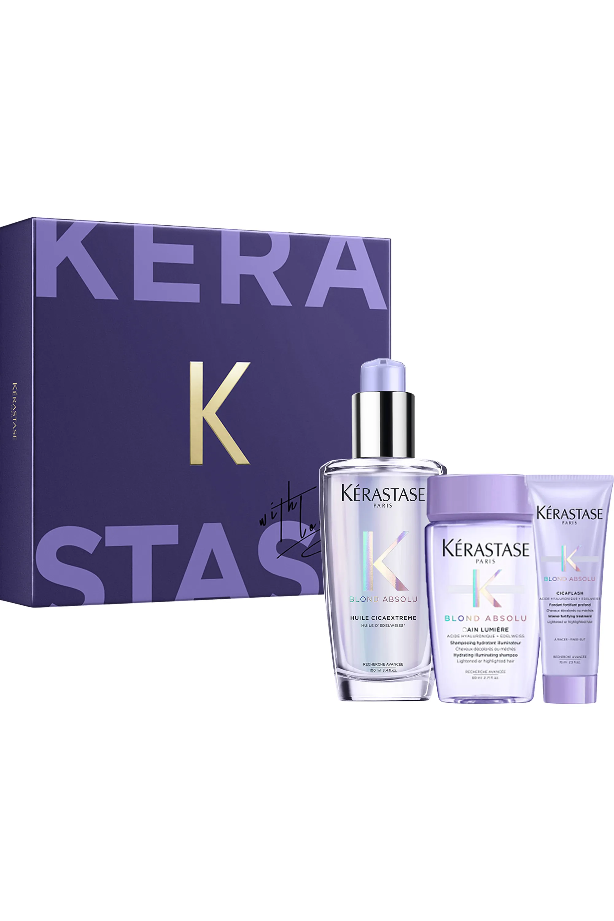 Kérastase Coffret découverte pour cheveux blonds Blond Absolu-255 ml