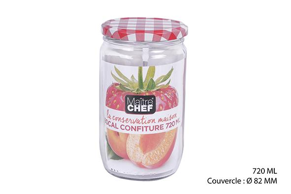 BOCAL CONFITURE 720ML VERRE