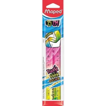 Maped Lineal TWIST'n FLEX Decor 15 cm sortiert