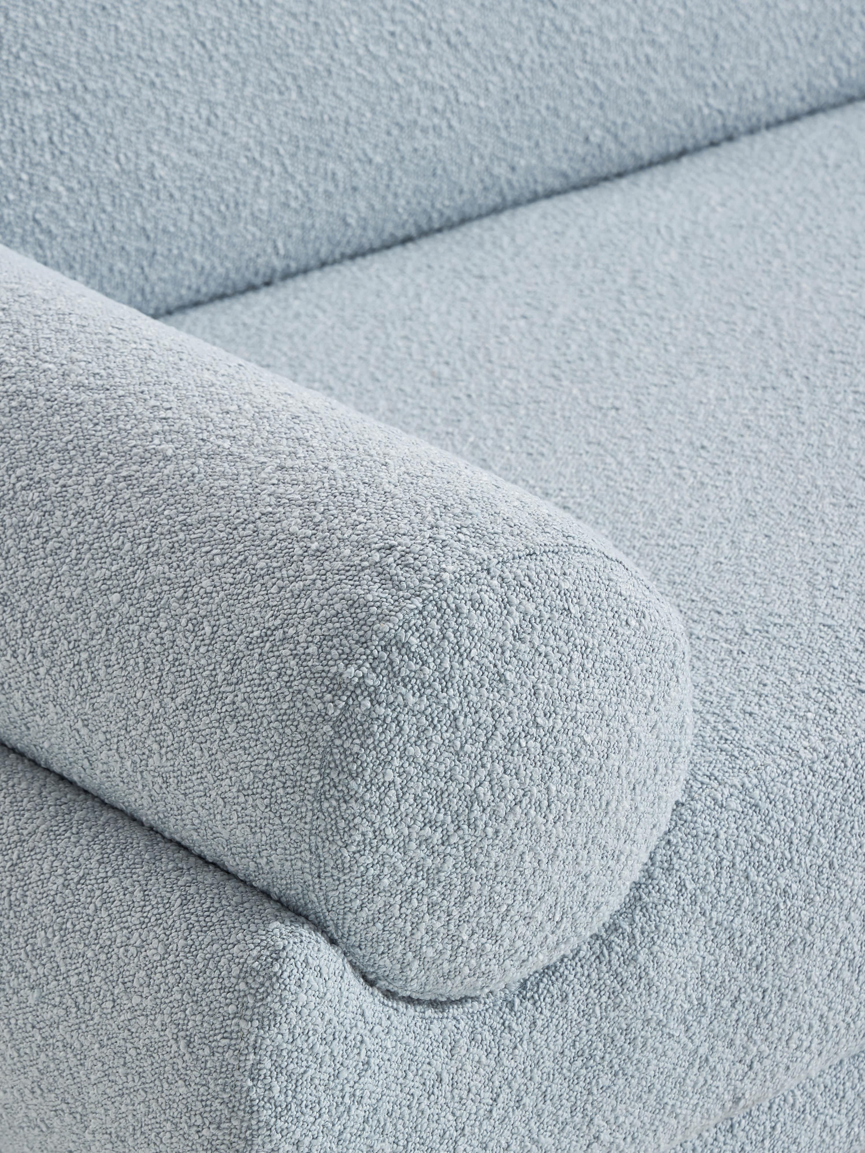 Bouclé hoekbank Lilo