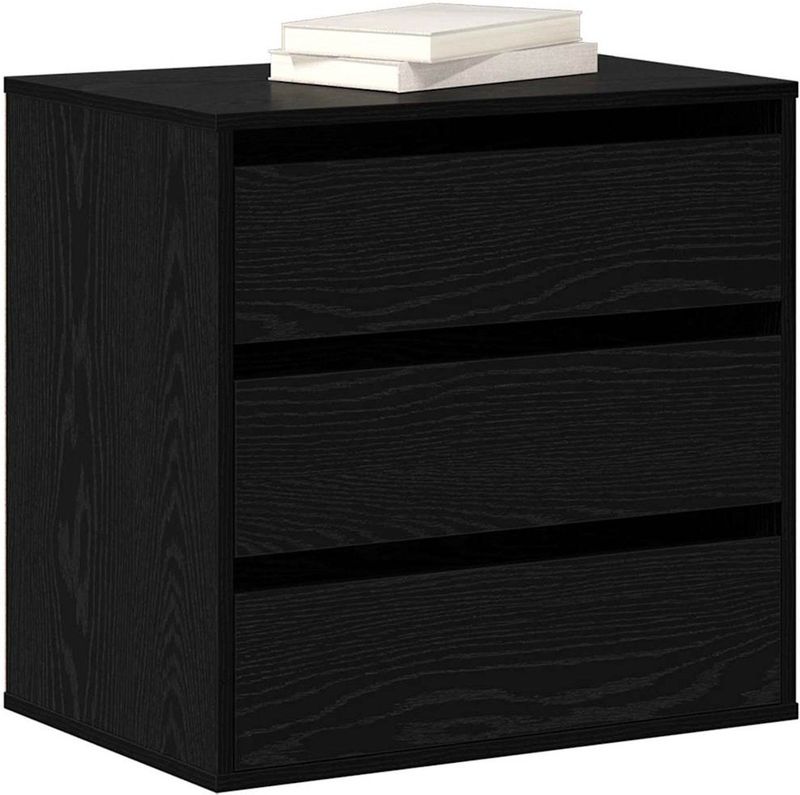 vidaXL - Hoekladekast - Zwart - Bewerkt Hout