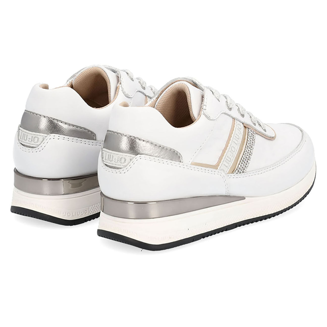 Liu-Jo Sneakers Connie blanc/argenté