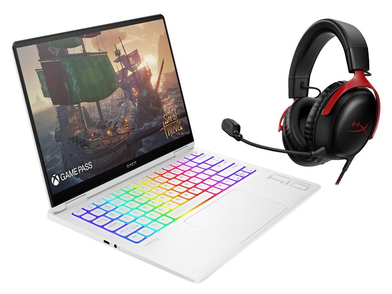 HP Notebook OMEN Transcend 14-fb1948nz inkl. Gratis Headset Leistungsstarker Gaming-Laptop mit OLED-Display