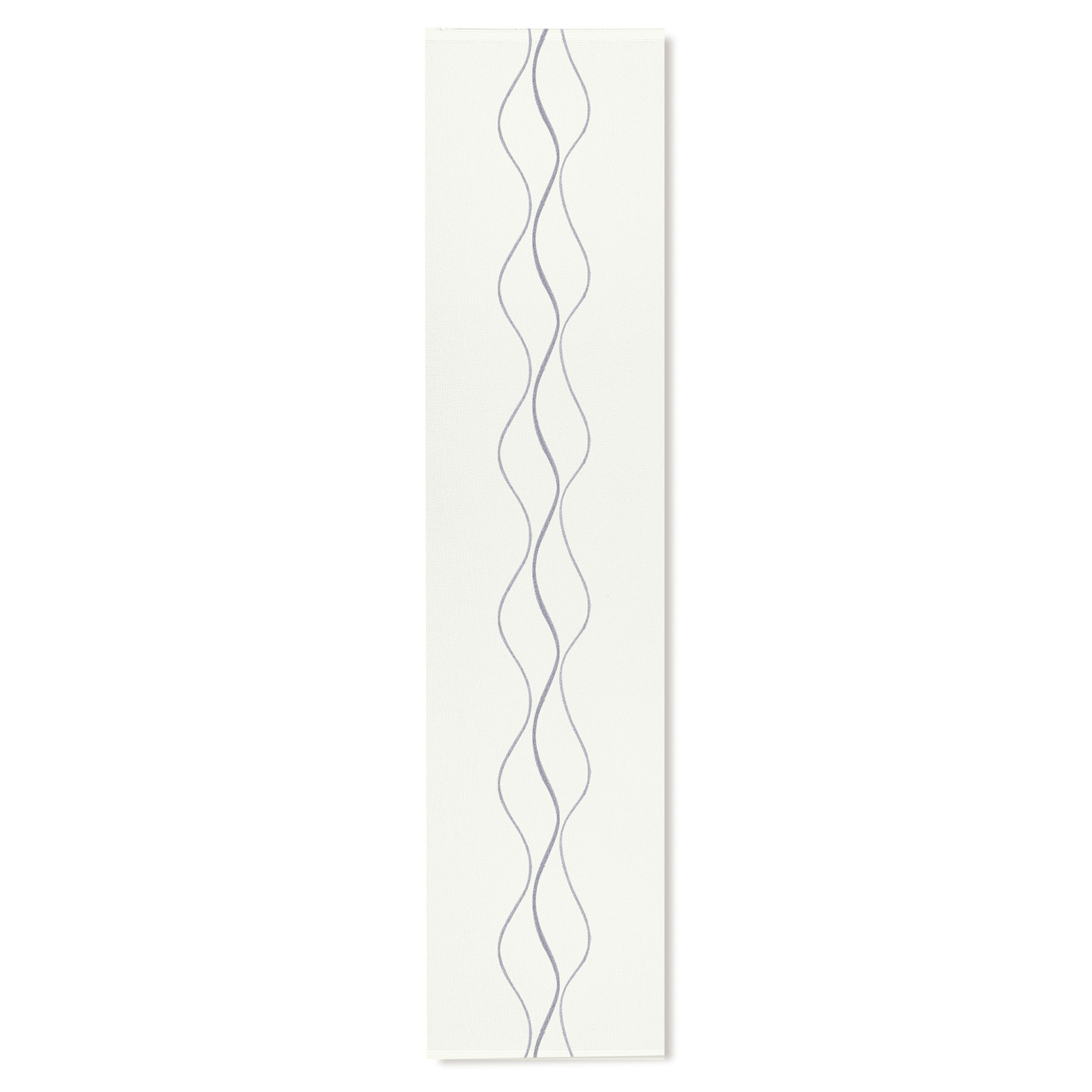 Flächenvorhang - weiß - 60x245 cm