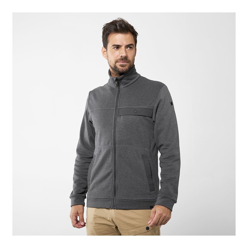 Lafuma ECOLEAF F-ZIP - Polaire Homme anthracite grey